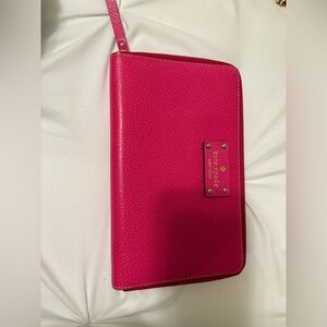 Kate Spade Fuchsia Zip-Around Wallet